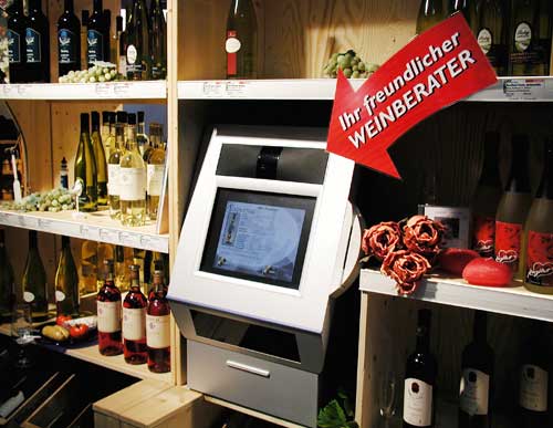 Interaktive Weinberatung am Point of Sale